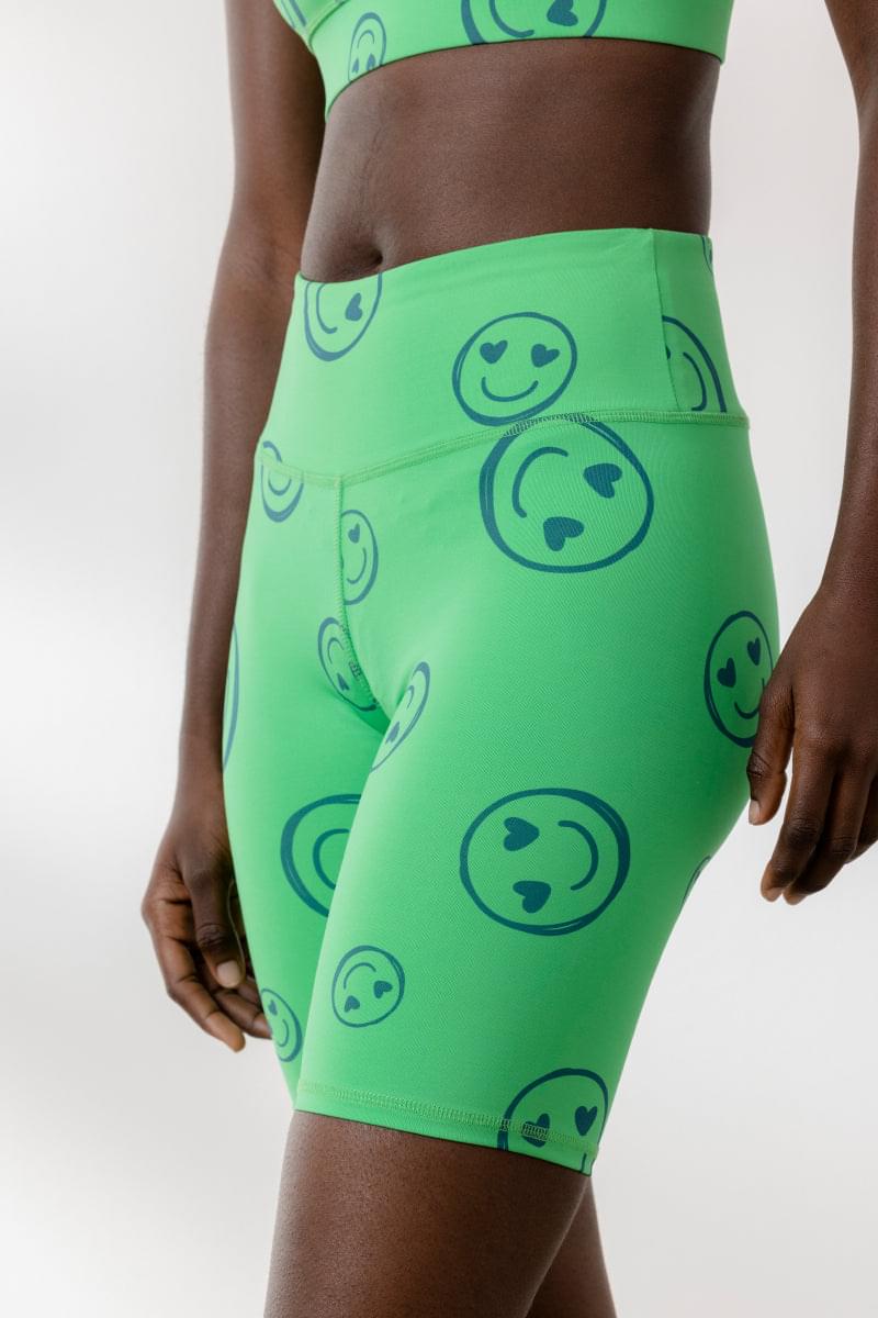 Short Lucky Green Set | Hey Honey Yoga & Active Wear