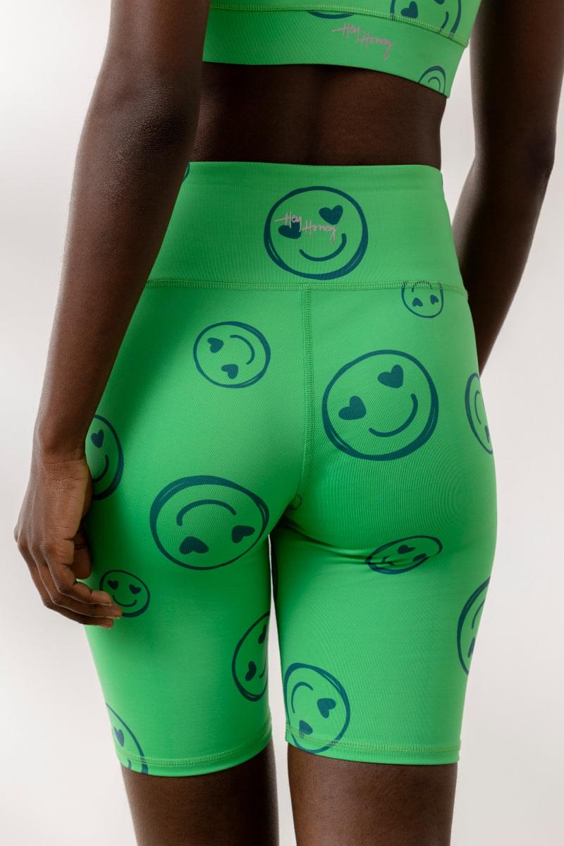 Short Lucky Green Set | Hey Honey Yoga & Active Wear