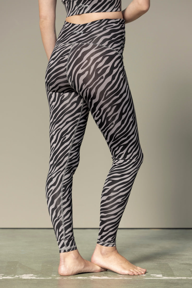 Maternity Leggings Zebra Stone | Hey Honey Yoga & Active Wear
