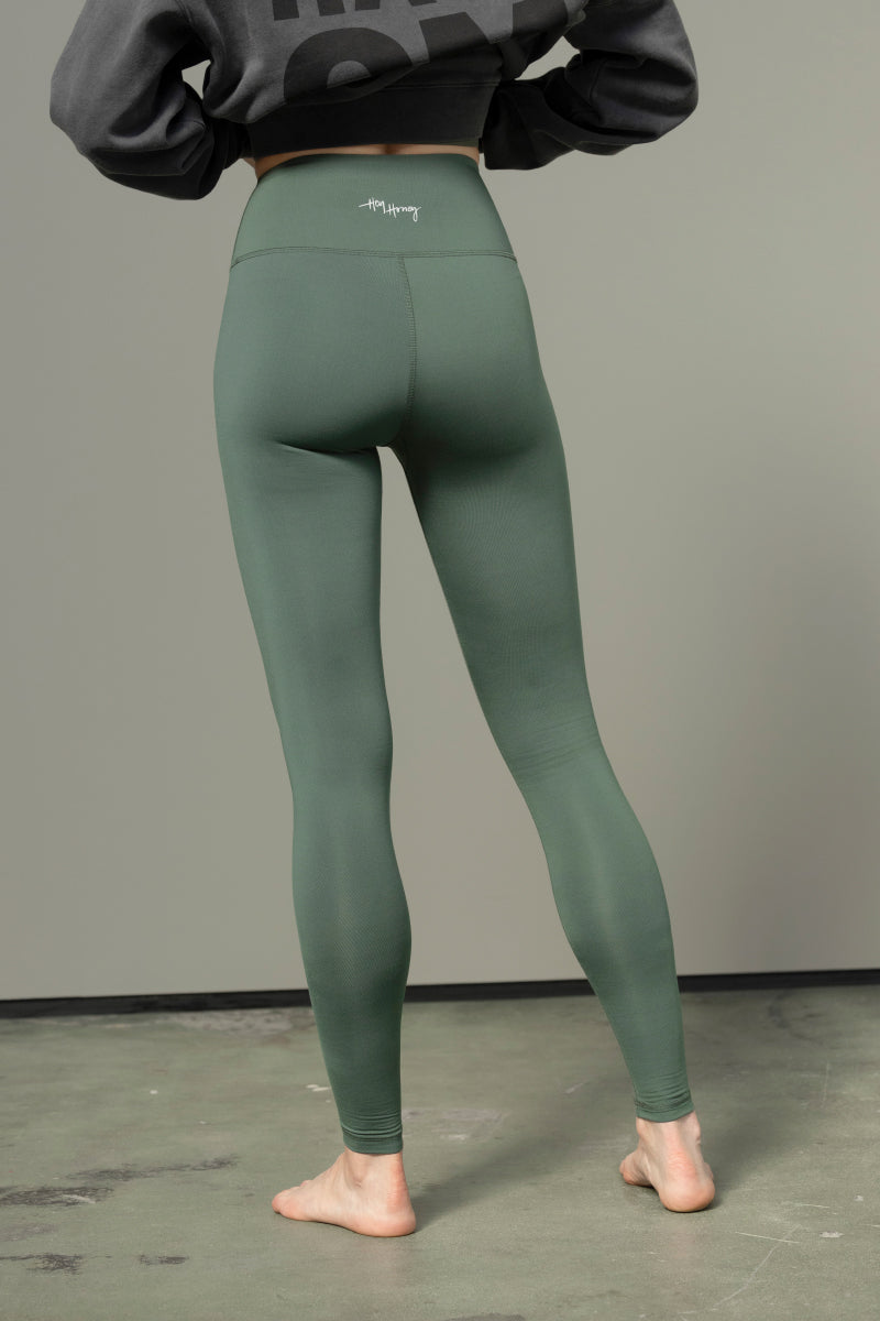 Arctic Leggings Mossy Green | Hey Honey Yoga & Active Wear