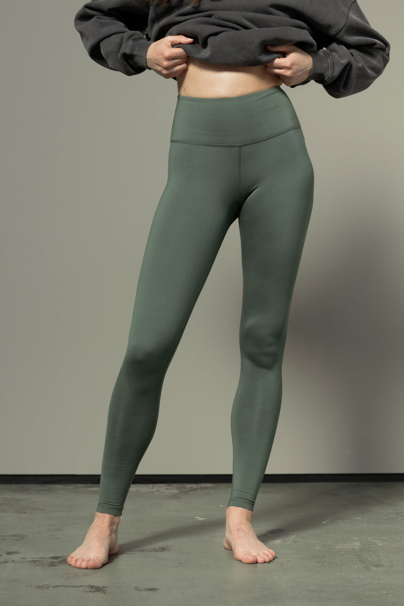 Arctic Leggings Mossy Green | Hey Honey Yoga & Active Wear