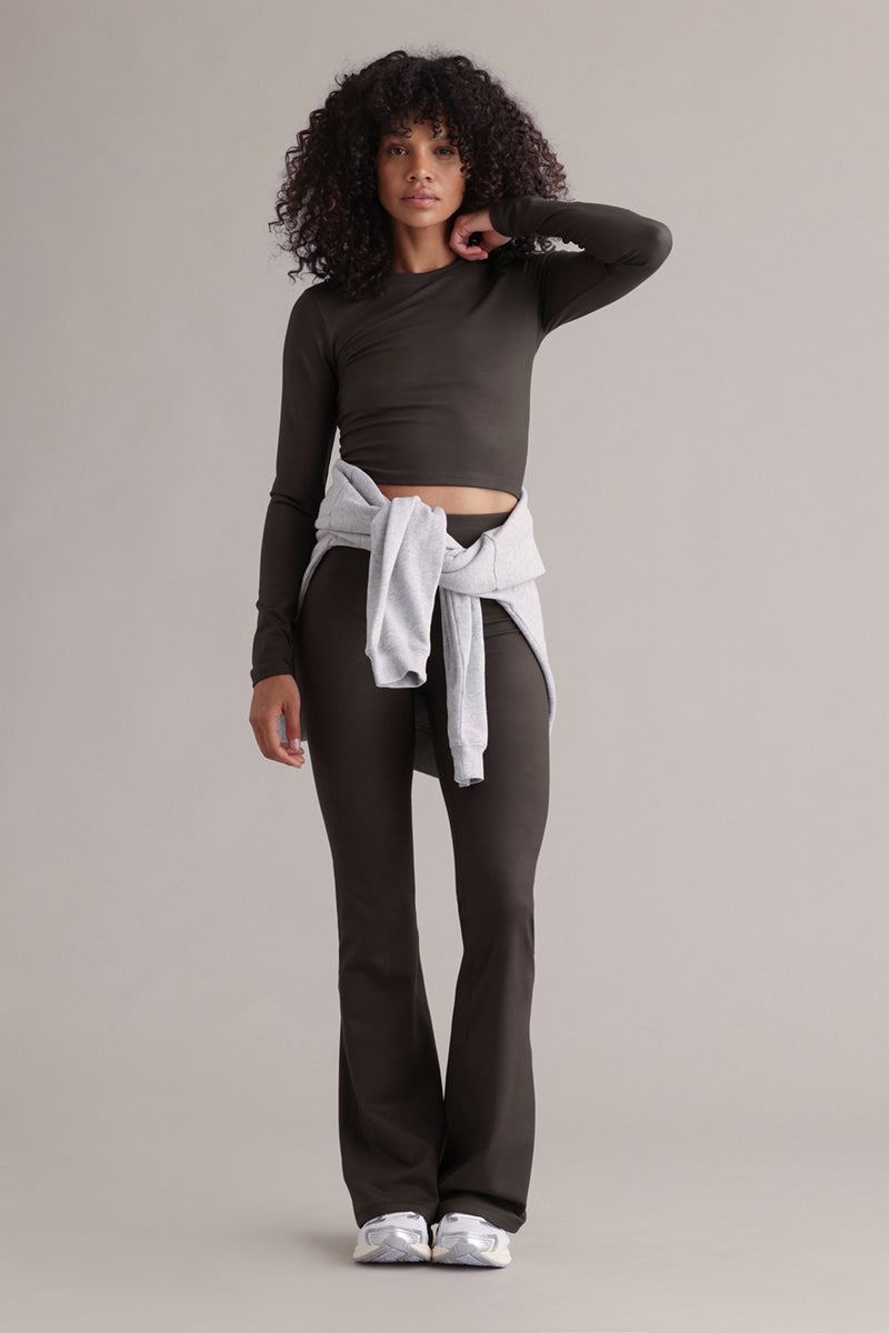 Longsleeve Cropped Always Dressed Forest Night | Hey Honey & Active Wear