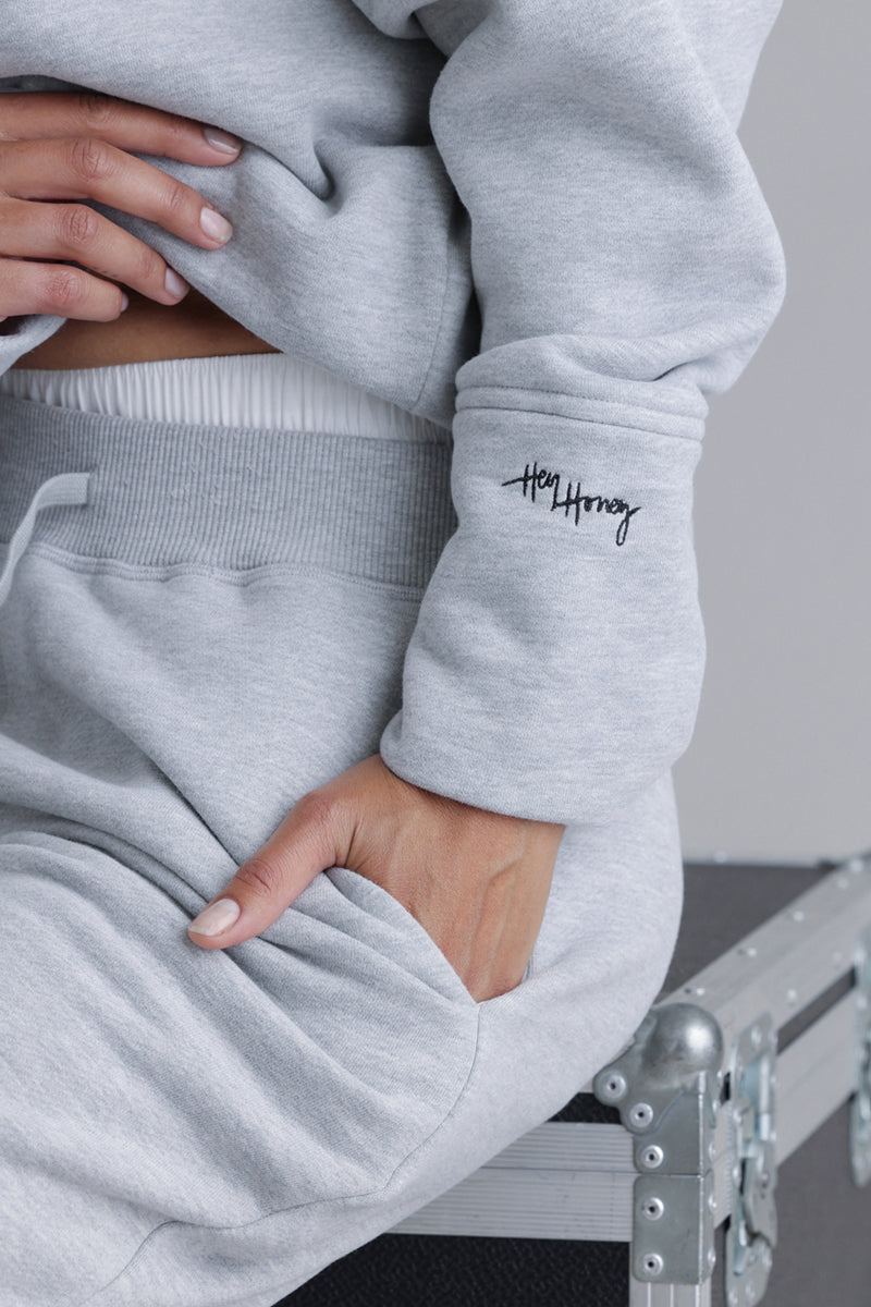 Cozy Sweat Pants Grey Melange | Hey Honey & Active Wear