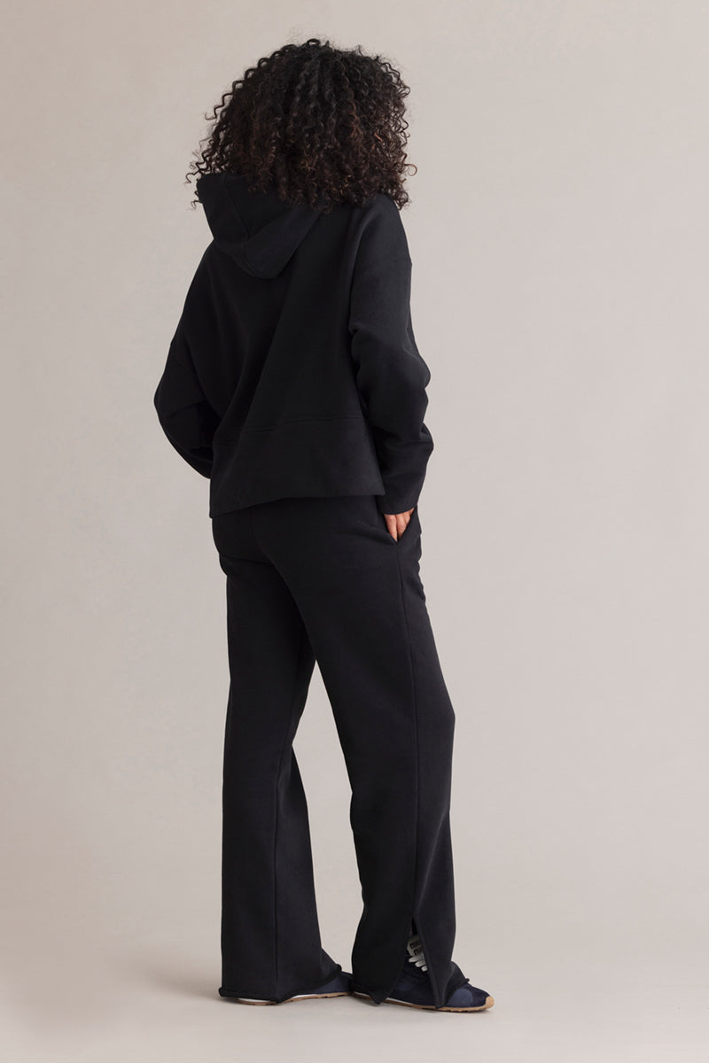 Cozy Hoodie Long Cuffs Black | Hey Honey & Active Wear
