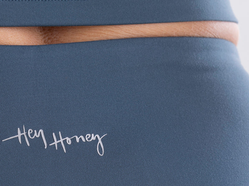 High-Waist Leggings Cotton Touch Teal | Hey Honey & Active Wear