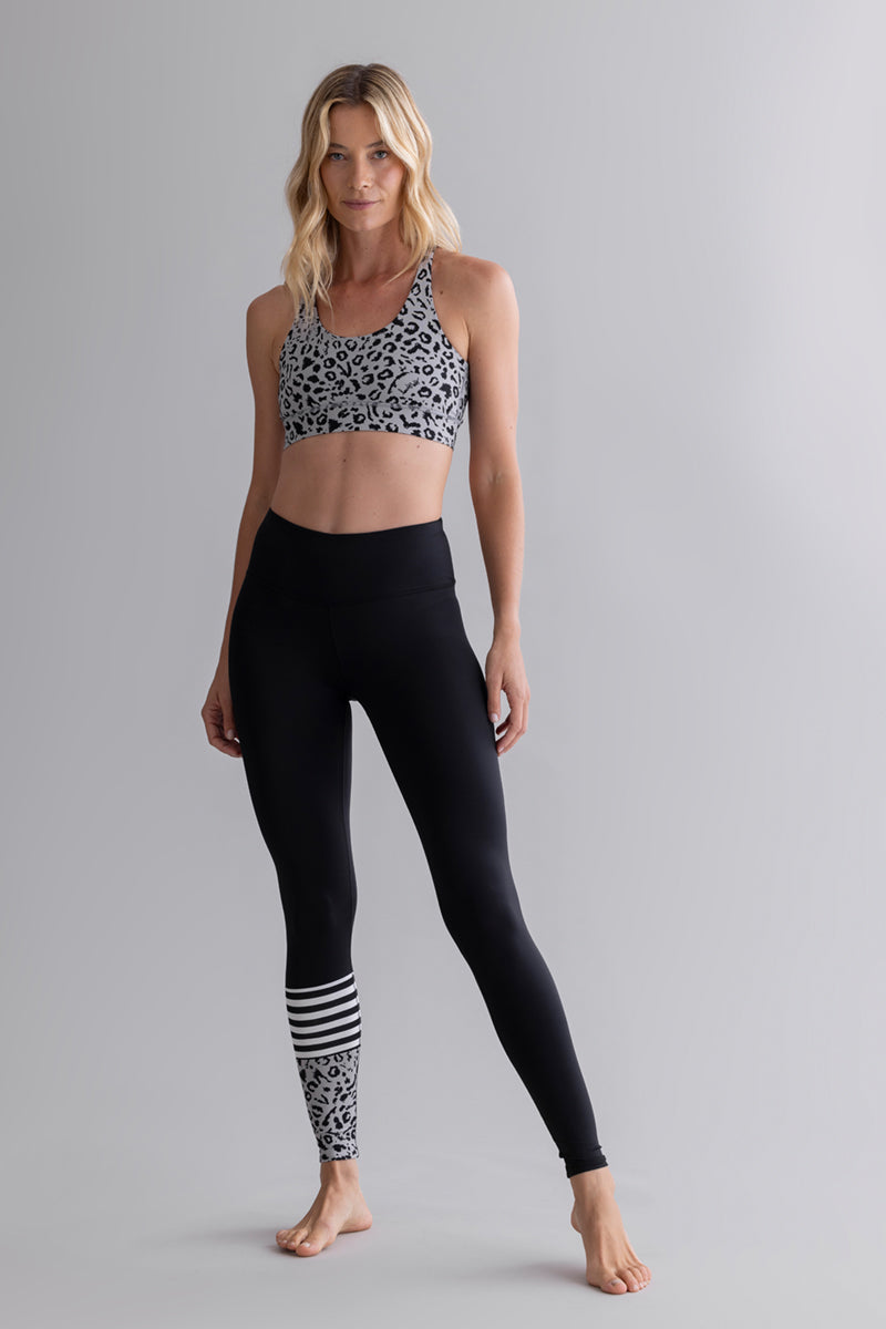 Surf Style Leggings Mono Leo Stone | Hey Honey & Active Wear