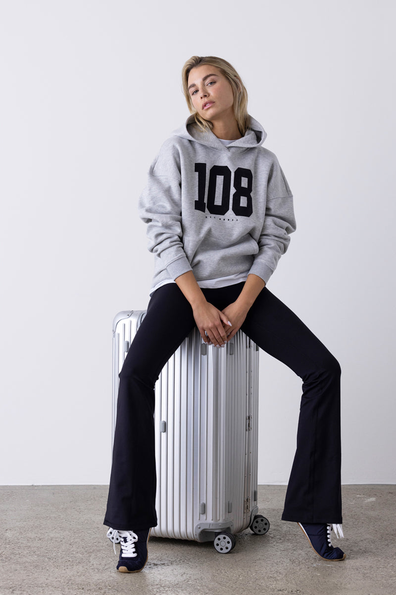 Hoodie Grey Melange 108 | Hey Honey & Active Wear