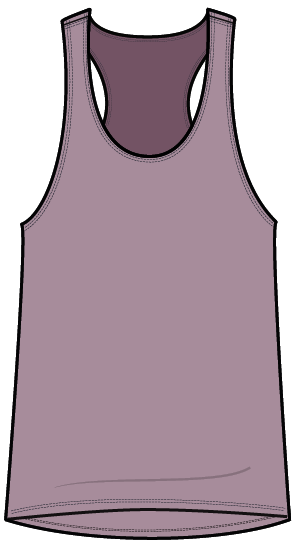 Active Tank Top Mauve | Hey Honey & Active Wear