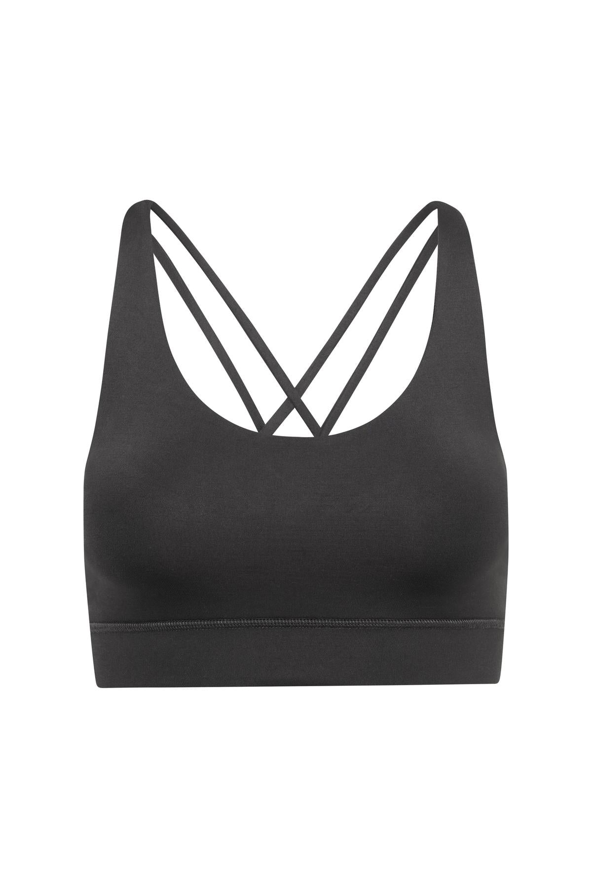 Criss-Cross Bra Grey | Hey Honey & Active Wear