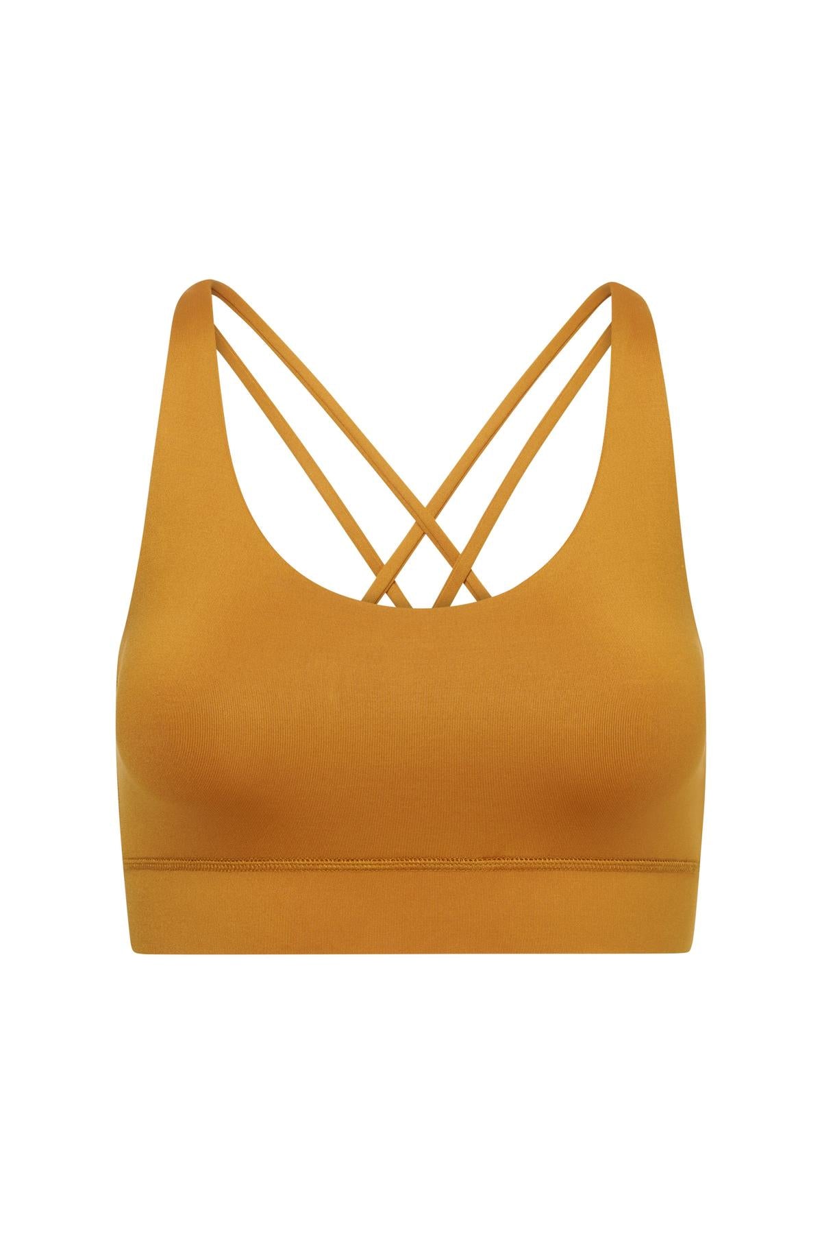 Criss-Cross Bra Pumpkin Spice | Hey Honey & Active Wear