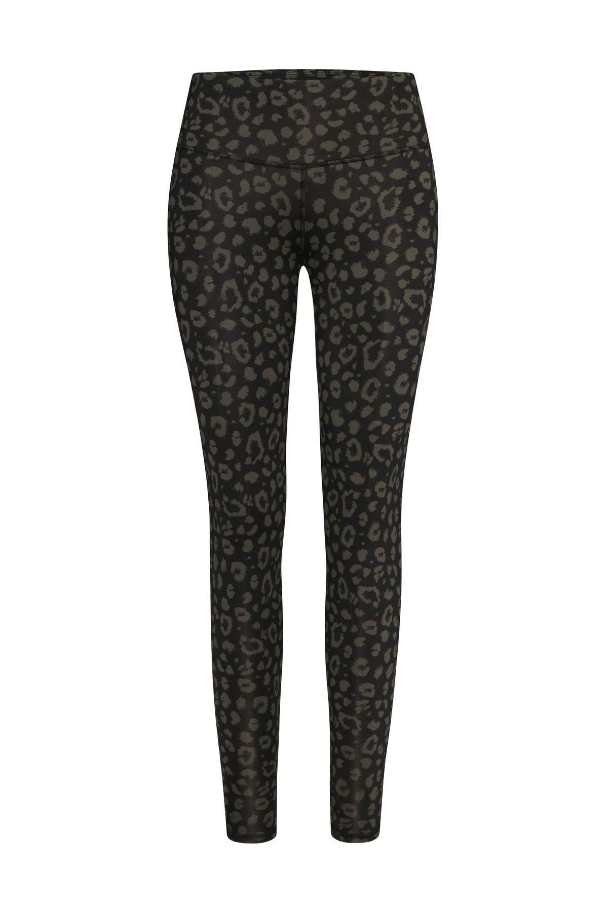 Leggings Cropped Leo Black | Hey Honey Yoga & Active Wear