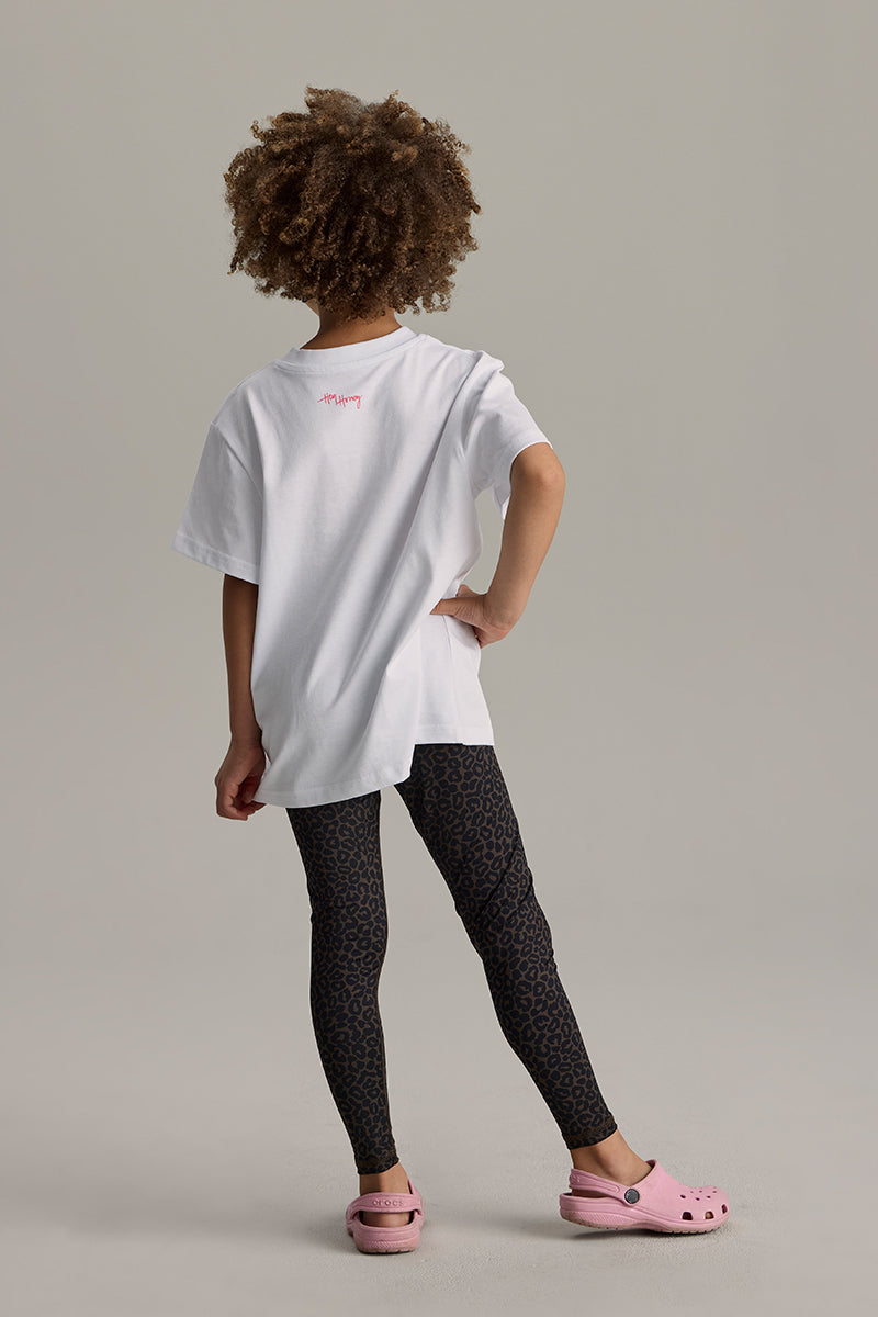 Kids Leggings Leo Dark Brown | Hey Honey & Active Wear