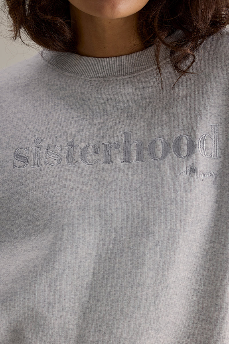 Sisterhood Sweater Light Melange | Hey Honey & Active Wear