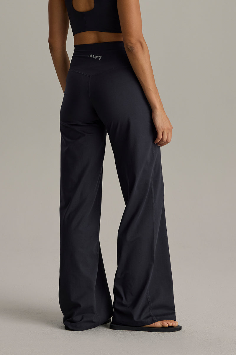 Wide Leggings Cotton Touch Black | Hey Honey & Active Wear