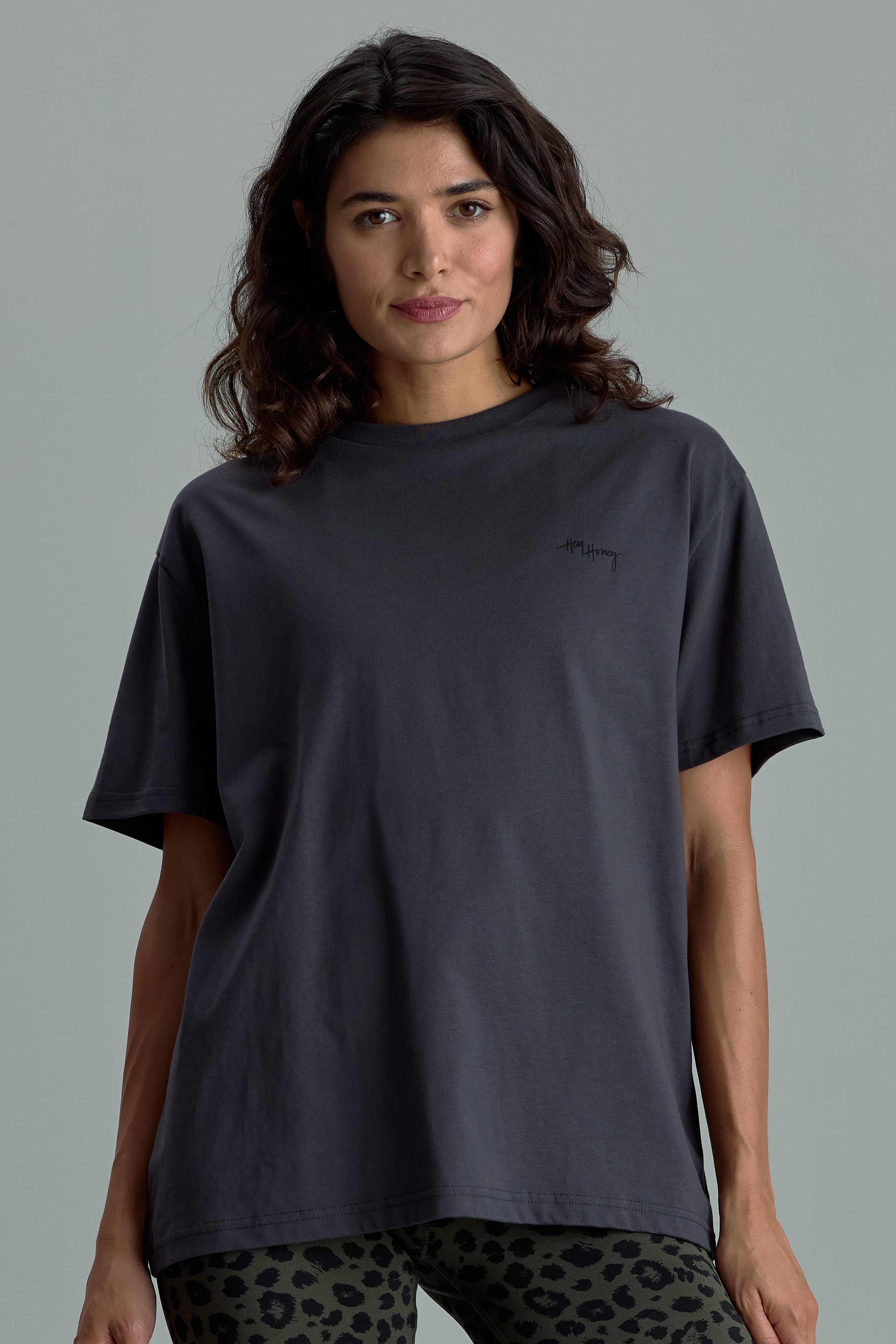 T-Shirt Kind Dark Grey | Hey Honey & Active Wear