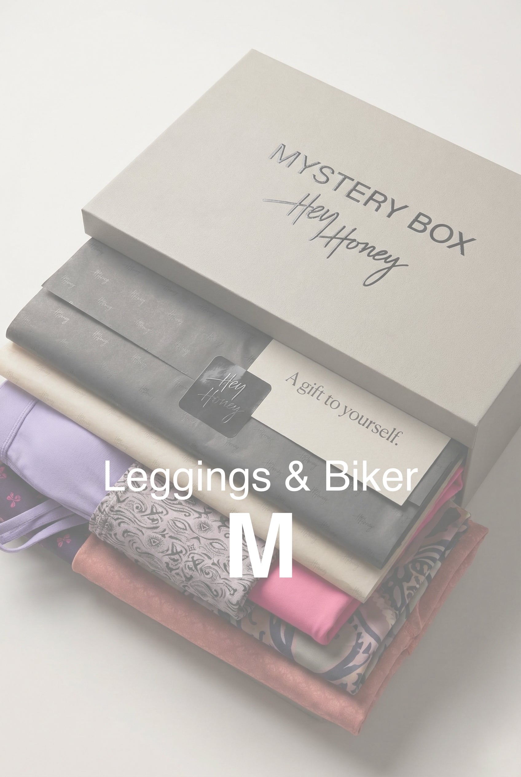 Size M - Bottoms (Leggings, Biker, Pants) | Mystery Box | Hey Honey & Active Wear