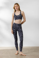 Criss-Cross Bra Distorted Animal Magnet | Hey Honey Yoga & Active Wear