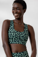 Racerback Bra Leo Jade | Hey Honey Yoga & Active Wear