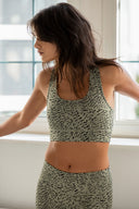 Racerback Bra Feather | Hey Honey Yoga & Active Wear