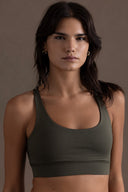 Criss-Cross Bra Forest Night | Hey Honey Yoga & Active Wear