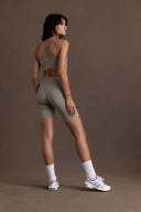 Criss-Cross Bra Vetiver | Hey Honey Yoga & Active Wear