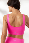 Bustier Unicolor Neon Pink | Hey Honey Yoga & Active Wear