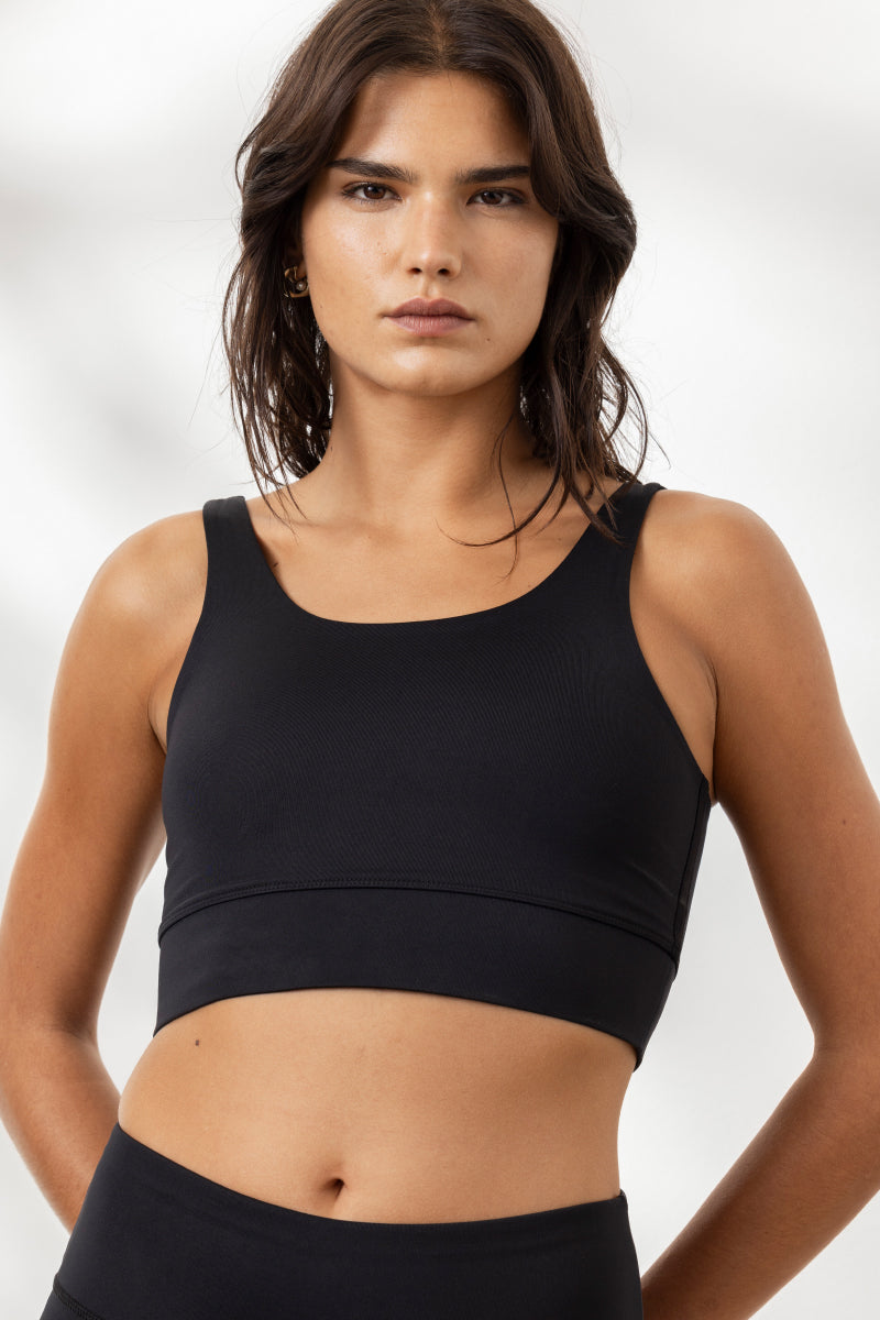 Bustier Black | Hey Honey Yoga & Active Wear
