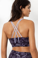 Criss-Cross Bra Bandana Eclipse | Hey Honey Yoga & Active Wear