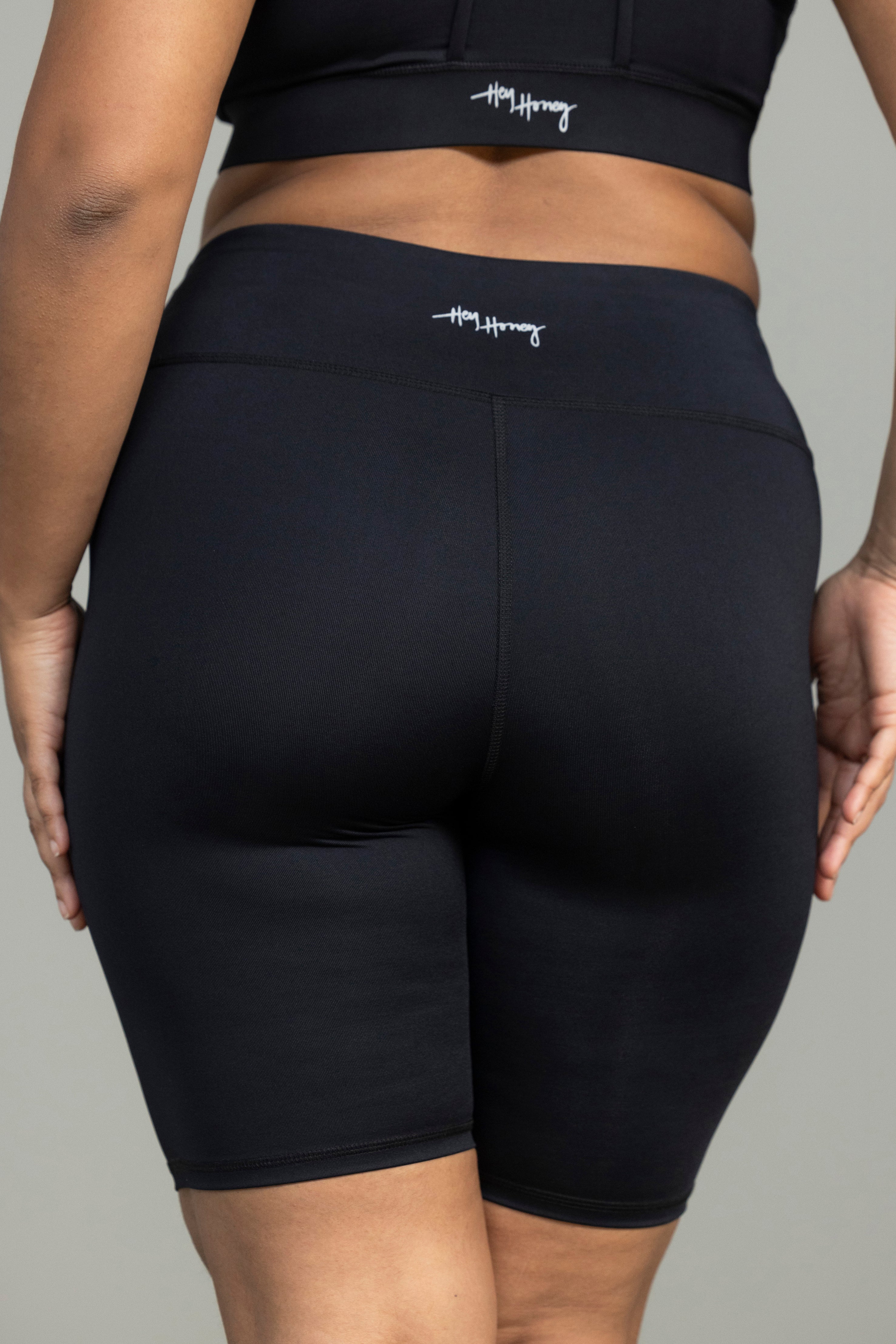 Biker Black | Hey Honey Yoga & Active Wear