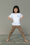 Kids Leggings Leo Biscuit | Hey Honey Yoga & Active Wear