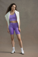 Biker Violet | Hey Honey Yoga & Active Wear