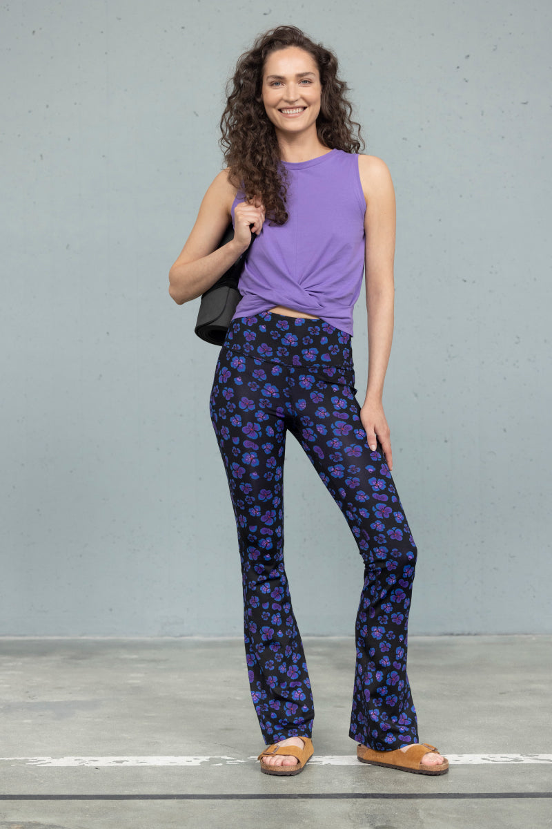 Cropped Top Violet | Hey Honey Yoga & Active Wear