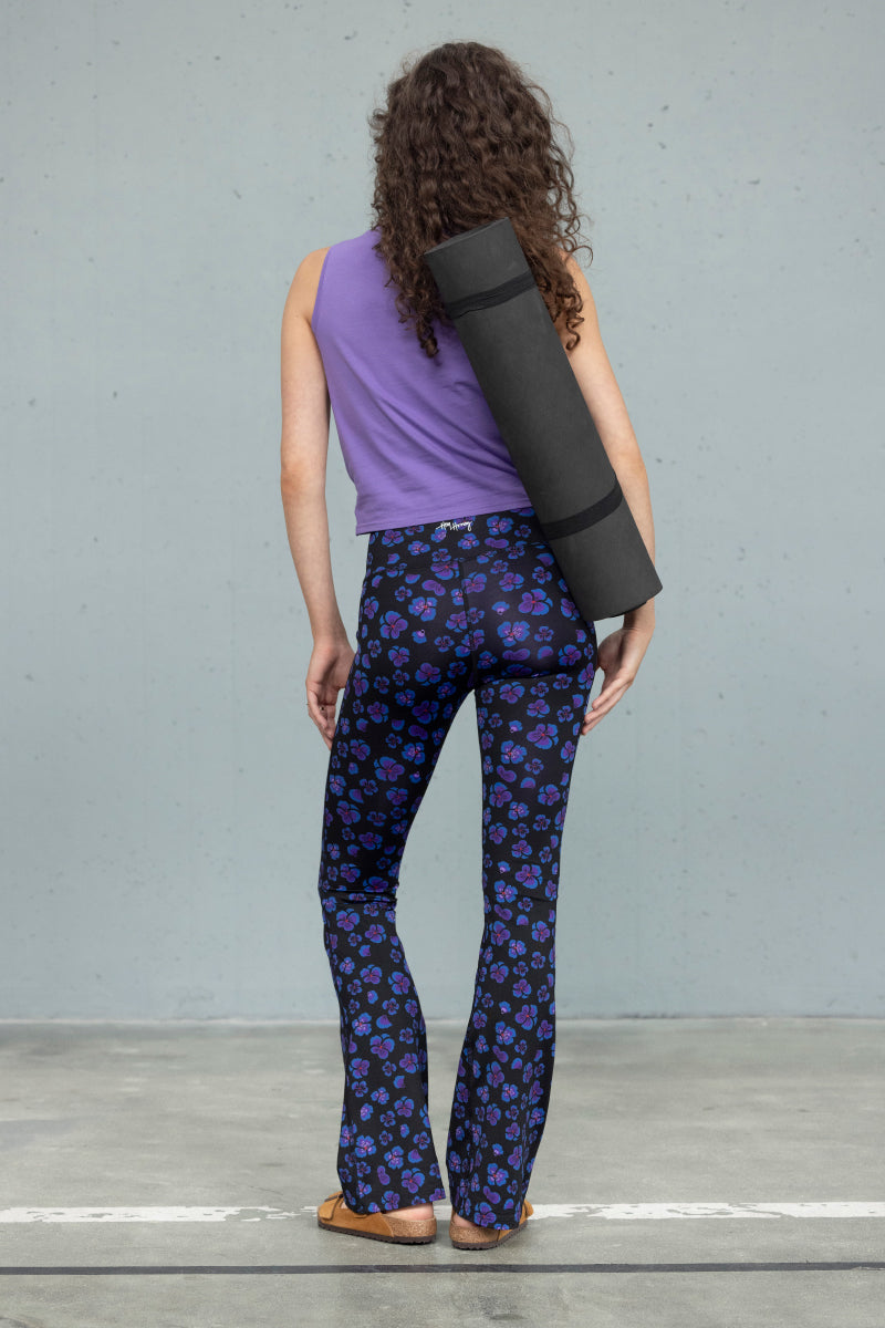 Cropped Top Violet | Hey Honey Yoga & Active Wear