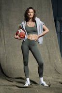 Leggings Cropped Thyme | Hey Honey Yoga & Active Wear