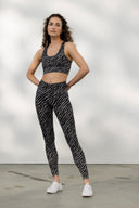 Racerback Bra Zebra Stone | Hey Honey Yoga & Active Wear