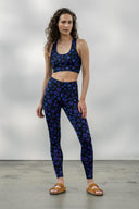 Racerback Bra Wild Violets | Hey Honey Yoga & Active Wear