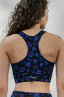Racerback Bra Wild Violets | Hey Honey Yoga & Active Wear