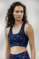 Racerback Bra Wild Violets | Hey Honey Yoga & Active Wear