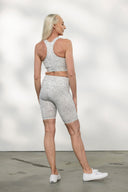 Racerback Bra Feather White | Hey Honey Yoga & Active Wear