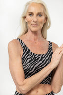 Bustier Zebra Stone | Hey Honey Yoga & Active Wear