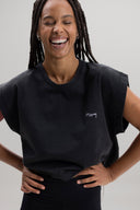 Cropped Shirt Black | Hey Honey & Active Wear