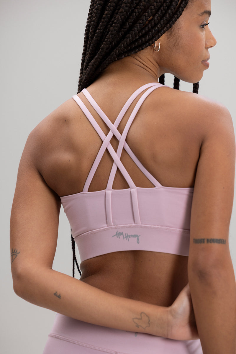 Criss-Cross Bra Dawn | Hey Honey Yoga & Active Wear