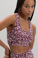 Racerback Bra Flower Bordure | Hey Honey Yoga & Active Wear