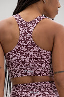 Racerback Bra Flower Bordure | Hey Honey Yoga & Active Wear