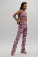 Flared Leggings Flower Bordure | Hey Honey & Active Wear