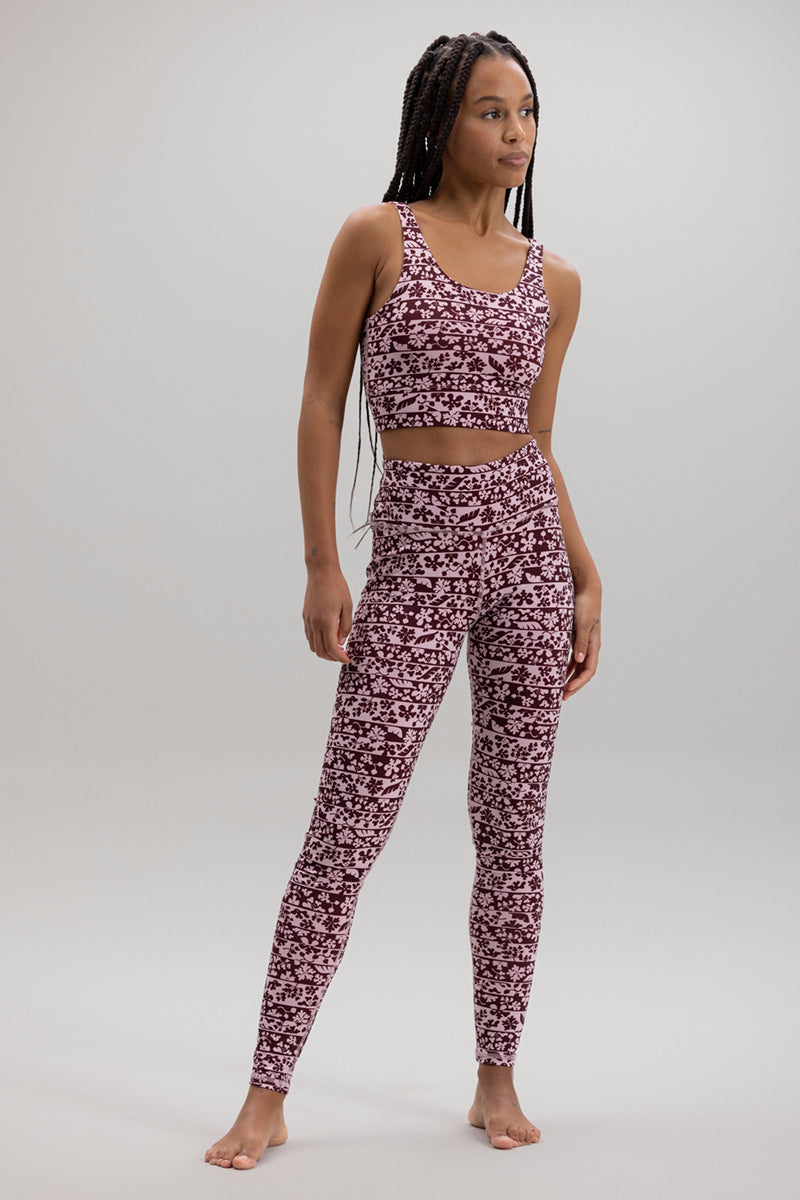 Bustier Flower Bordure | Hey Honey Yoga & Active Wear