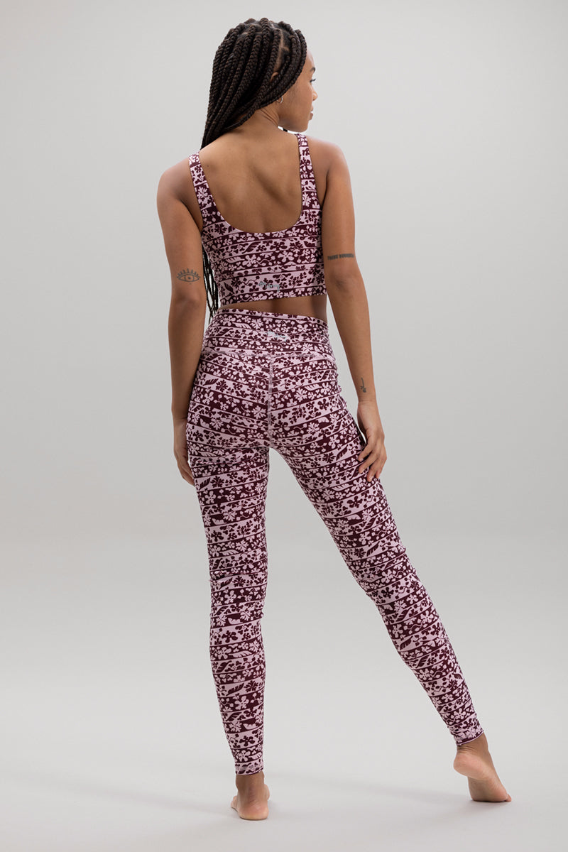 Bustier Flower Bordure | Hey Honey Yoga & Active Wear
