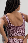 Bustier Print Flower Bordure | Hey Honey Yoga & Active Wear