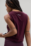 Cropped Top Wine | Hey Honey & Active Wear