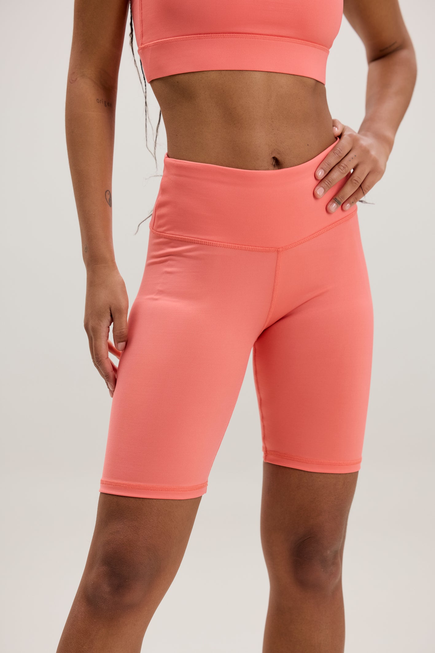 Biker Peach Set | Hey Honey & Active Wear